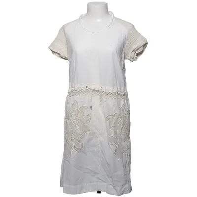 Jurk (Wit, Beige) van Beate Heymann Katoen