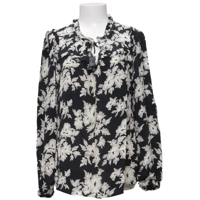 Bluse (Sort, Hvid) fra Moliin Copenhagen Viscose