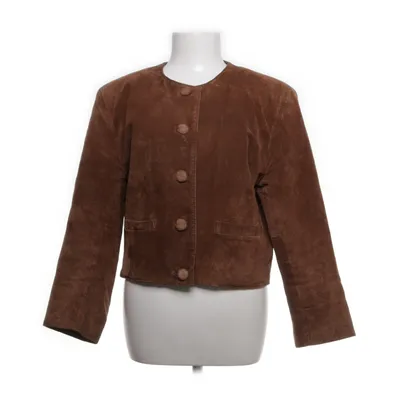 Läderjacka (Brun) Skinn