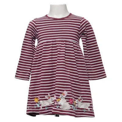 Dress (Purple, White, Multicolored) from Jojo Maman Bébé Cotton
