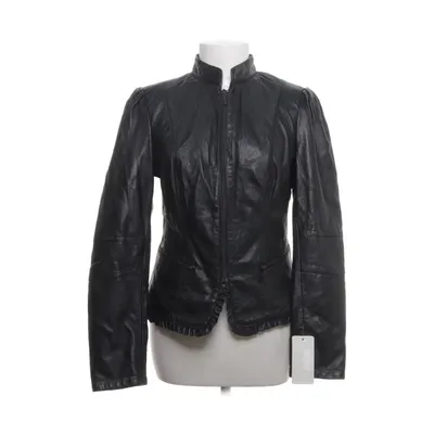 Läderjacka (Svart) från Molltan Polyester, Skinn