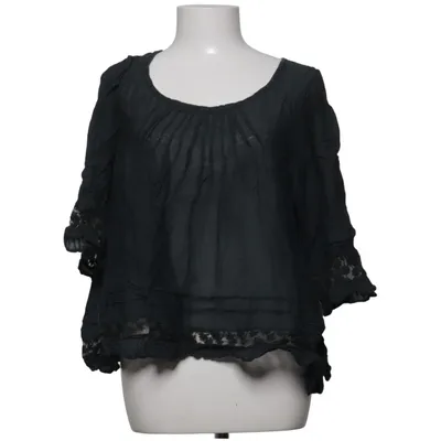 Blouse (Grijs) van Made in italy Katoen, Zijde