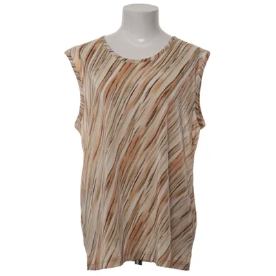 Tank Top (Beige, Brown, White) from Kingfield Polyester