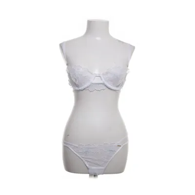 Ondergoed set (Wit, Blauw) van Bluebella Katoen, Elastaan, Polyamide, Polyester