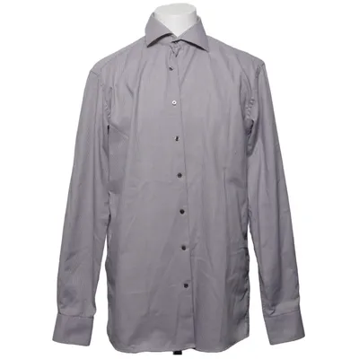 Shirt (Beige, Blue) from Eterna Cotton