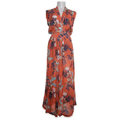 Maxikjole (Orange, Flerfarvet) fra RAVN Viscose