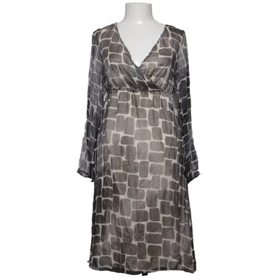 Dress (Black, White) from Whiite Silk