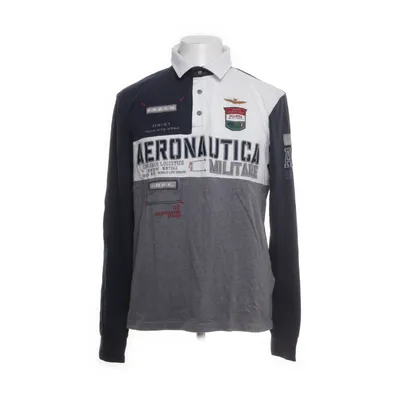 Rugbytröja (Blå, Grå, Flerfärgad) från Aeronautica Militare Bomull