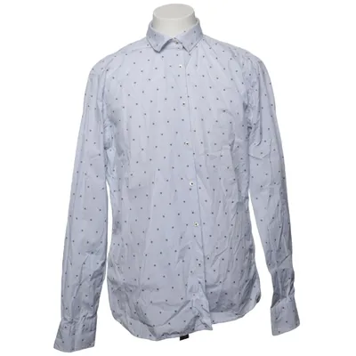 Chemise (Bleu, Blanc) de Aglini Coton