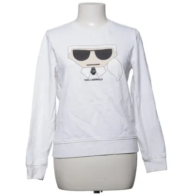Sweatshirt (Wit) van Karl Lagerfeld Katoen