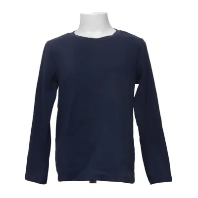 Long sleeve T-shirt (Blue) from Uniqlo Kids Acrylic, Elastane, Recycled polyester, Viscose