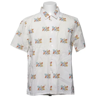Kortærmet skjorte (Hvid, Flerfarvet) fra Teddy Fresh Bomuld