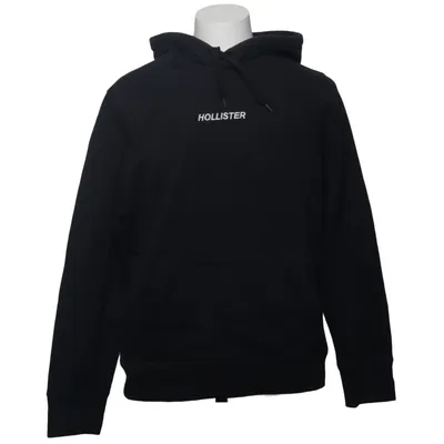 Huvtröja (Svart) från Hollister Bomull, Polyester