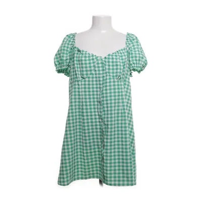 Klänning (Grön, Vit) från Divided by H&M Elastan, Polyester