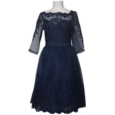 Robe de cocktail (Bleu) de Chi Chi London Élasthane, Polyamide, Polyester