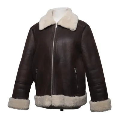 Shearling Jacke (Braun, Beige) von Ellos Polyester