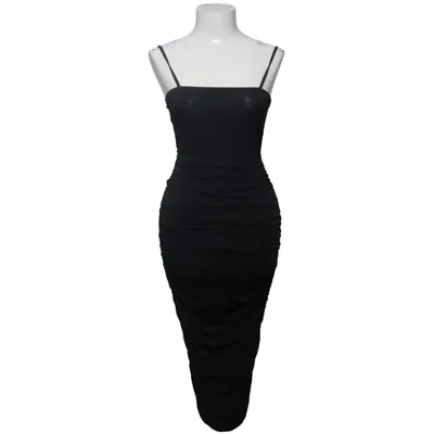 Maxikleid (Schwarz) von Boohoo Elasthan, Polyester