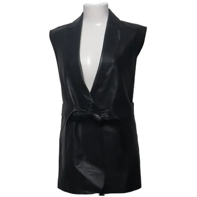Läderväst (Grå) från Massimo Dutti Skinn, Polyester