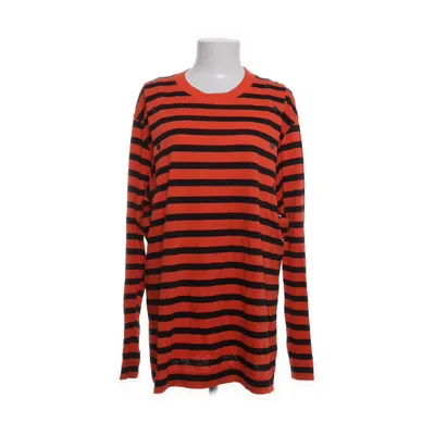 Lange mouwen shirt (Oranje, Meerkleurig) van H&M Studio Katoen, Linnen
