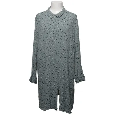 Shirt dress (Green, Multicolored) from Zizzi Viscose