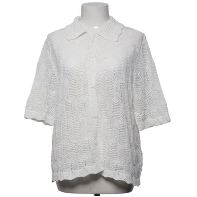 Cardigan (White) from Monki Polyester, Viscose