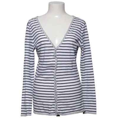 Cardigan (Hvid, Blå) fra ESPRIT Bomuld