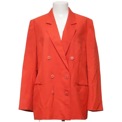 Blazer (Rood) van Delmod Polyester, Wol