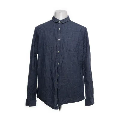 Denim blouse (Blauw) van Denim Katoen