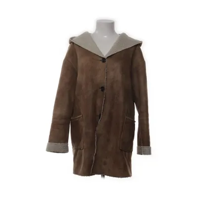 Veste en peau de mouton retournée (Marron) de Mango Casual Polyester