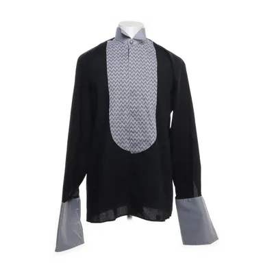 Skjorta (Svart, Flerfärgad) från Oscar Bomull, Polyester