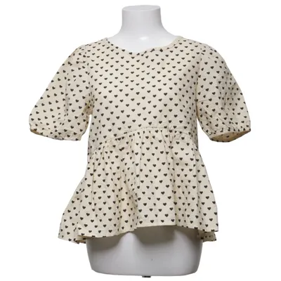 Top (Beige, Zwart) van Pieces Katoen