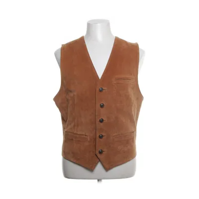 Leather vest (Brown) from Petroff