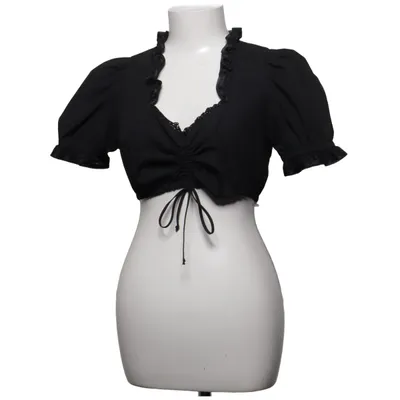 Dirndl blouse (Zwart) van Country Line Katoen, Polyester