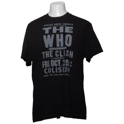T-shirt (Zwart) van Alstyle Katoen