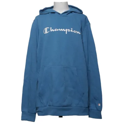 Sweat à capuche (Bleu) de Champion Coton, Élasthane, Polyester