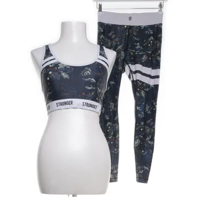Träningsset (Vit, Blå) från Stronger Polyester, Elastan