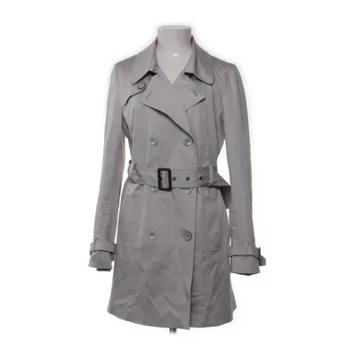 Trenchcoat (Grå) från Marie Lund Bomull, Elastan, Polyester