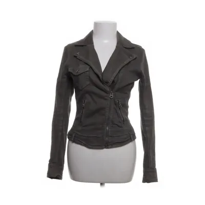 Bikerjack (Grijs) van Perfect Jeans Katoen, Elastaan