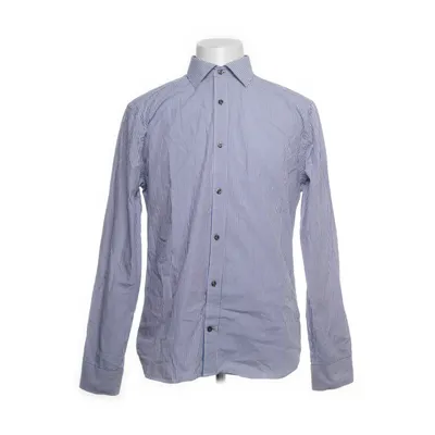 Shirt (Blauw, Wit) van Riley Katoen