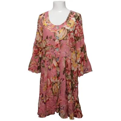 Dress (Pink, Multicolored) from TurQuoise Cotton