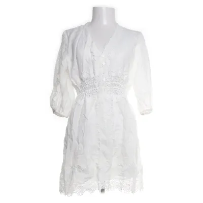 Jurk (Wit) van Zara Polyester, Viscose