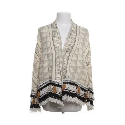 Cardigan (Beige, Multicolored) from Zara Woman Premium Collection Cotton