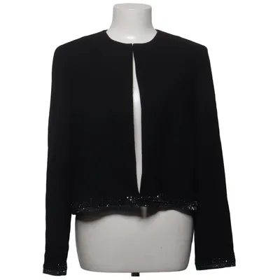 Blazer (Schwarz) von Ann Taylor Acetat, Wolle