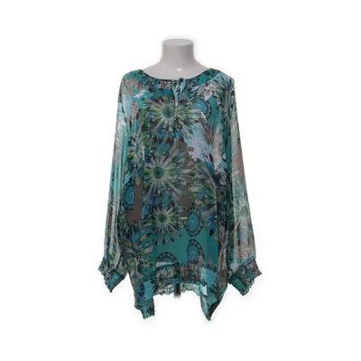 Knytblus (Blå, Grön, Flerfärgad) från Laura Kent Polyester