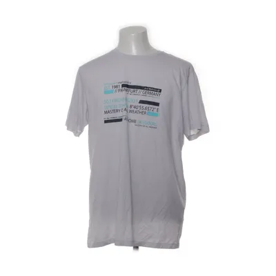 T-shirt (Blanc, Bleu) de Jack Wolfskin Coton biologique, Polyester