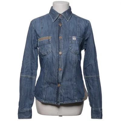 Denim shirt (Blue, Beige) from Blaumax