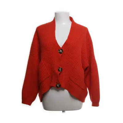 Cardigan (Rouge) de Bloom Acrylique, Laine d'alpaga, Laine de mouton