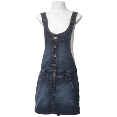 Robe salopette (Bleu) de Detroit Coton, Élasthane, Polyester
