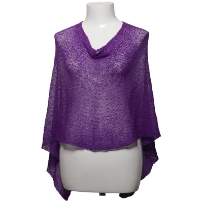 Poncho (Violet) de Ulla Jacobsson Kläder Acrylique, Nylon