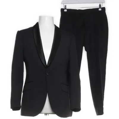 Smoking (Zwart) van Gagliardi Elastaan, Viscose, Wol